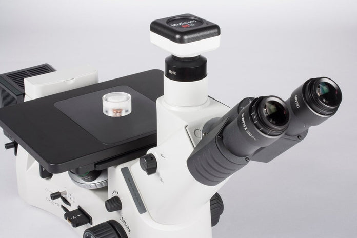 Motic Instruments - 1100103800272 - AE2000MET Trinocular Inverted Industrial Microscopes 100W with LM PL Objectives
