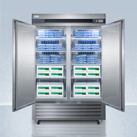 Accucold - AFS49MLPHI - 49 Cu.Ft. Upright Pharmacy Freezer, Probe Hole