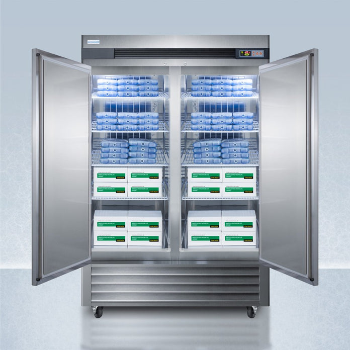 Accucold - AFS49MLPHI - 49 Cu.Ft. Upright Pharmacy Freezer, Probe Hole