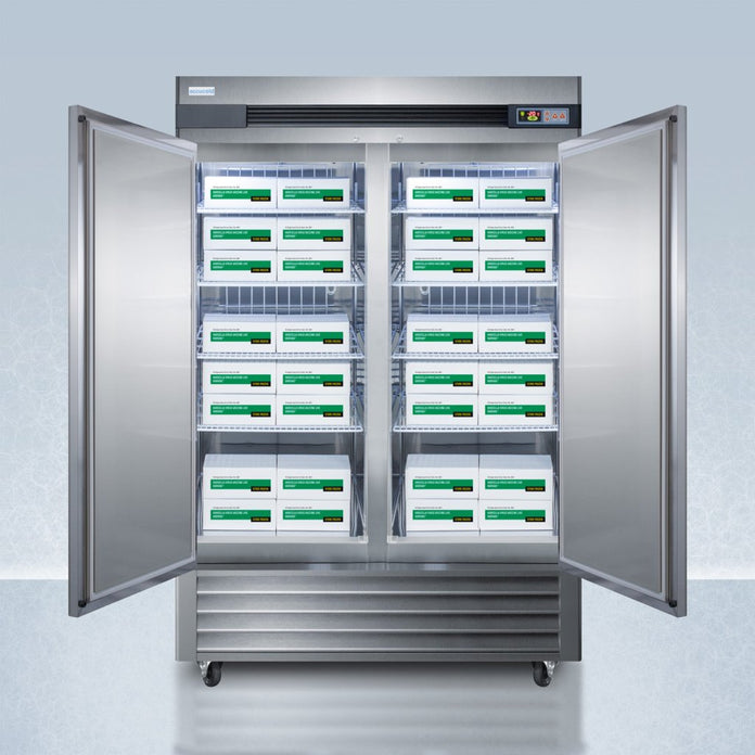 Accucold - AFS49MLPHI - 49 Cu.Ft. Upright Pharmacy Freezer, Probe Hole