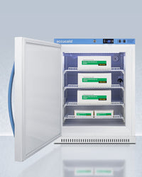 Accucold - AFZ5PVBIADADL2BLHD - 4 Cu. Ft. Vaccine Freezer, ADA Height