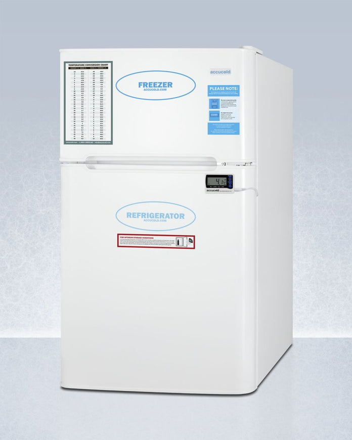 Accucold - AGP34RFLHD - 19" Wide General Purpose Refrigerator-Freezer, Left Hand Door