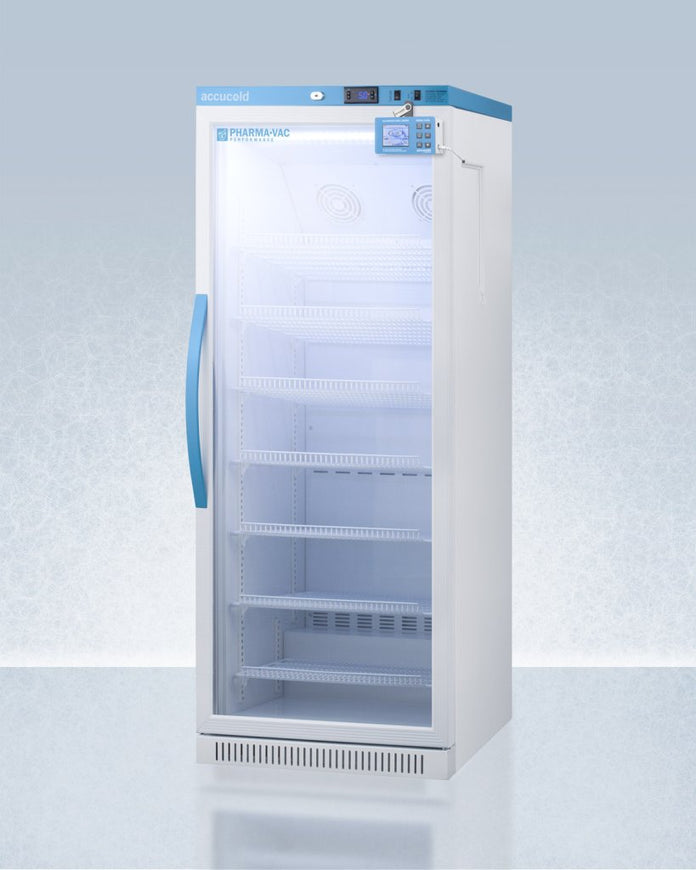 Accucold - ARG12PVDL2BLHD - 12 Cu.Ft. Upright Vaccine Refrigerator, Left Hand Door