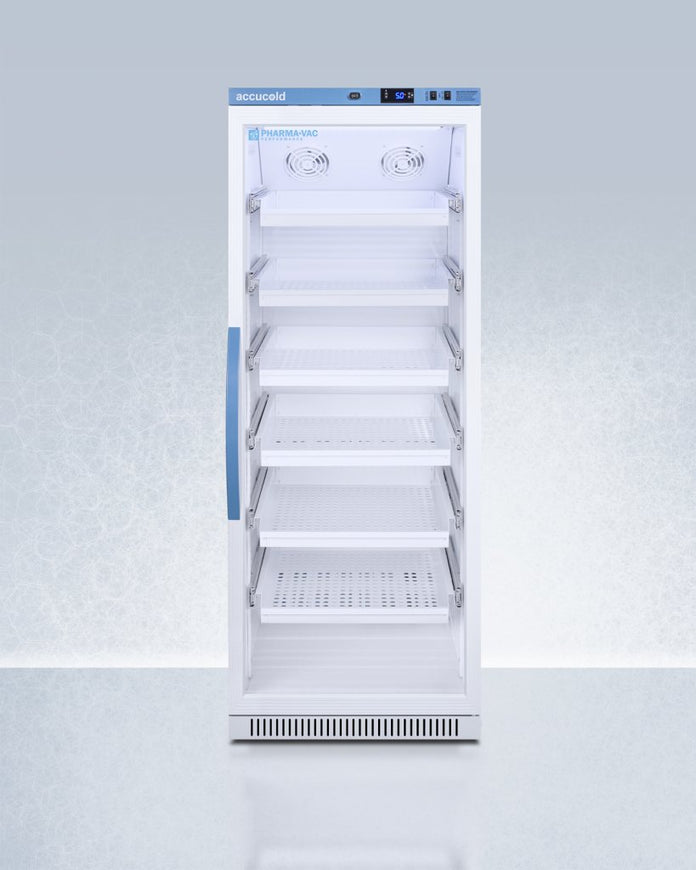 Accucold - ARG12PVDRLHD - 12 Cu.Ft. Upright Vaccine Refrigerator with Removable Drawers, Left Hand Door