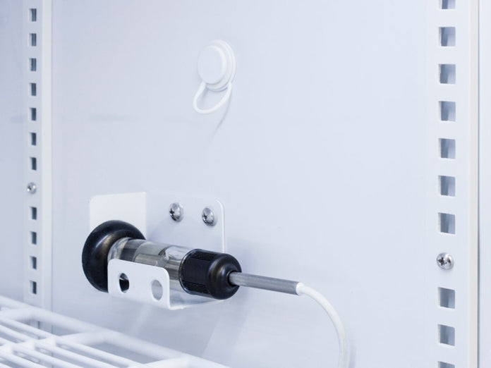 Accucold - ARG15MLLOCKER - 15 Cu.Ft. Upright Laboratory Refrigerator with Interior Lockers