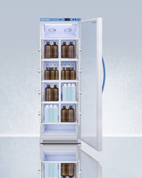 Accucold - ARG15MLLOCKER - 15 Cu.Ft. Upright Laboratory Refrigerator with Interior Lockers