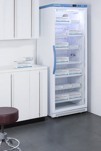 Accucold - ARG18PV456LHD - 18 Cu.Ft. Upright Vaccine Refrigerator, Certified to NSF-ANSI 456 Vaccine Storage Standard, Left Hand Door