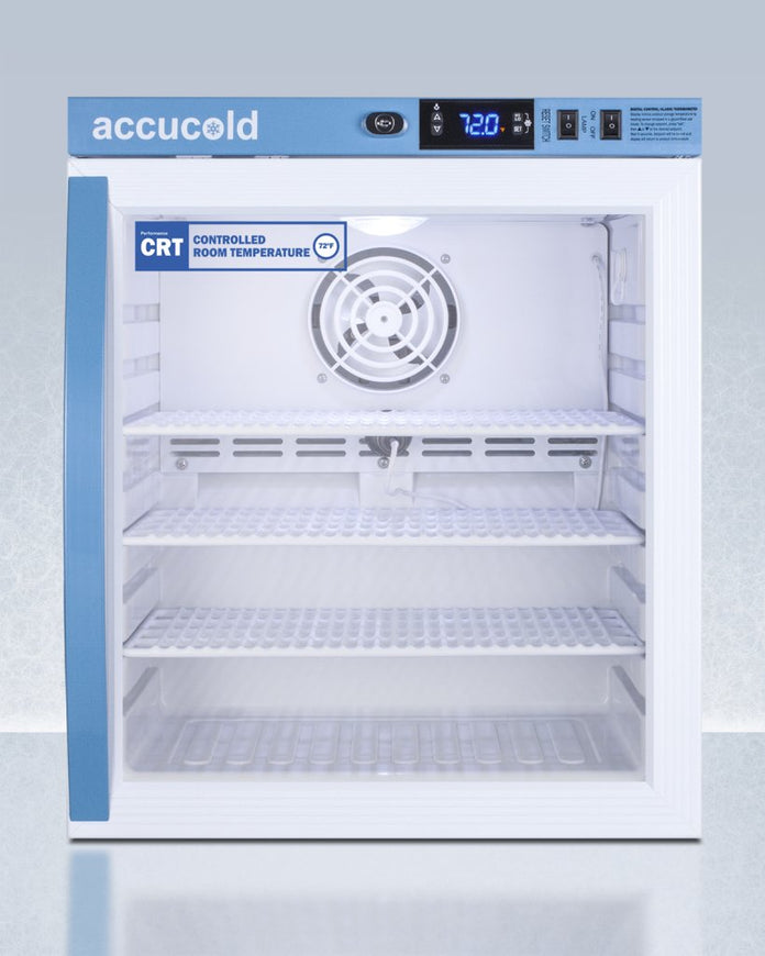 Accucold - ARG1PV-CRTLHD - 1 Cu.Ft. Compact Controlled Room Temperature Cabinet, Left Hand Door