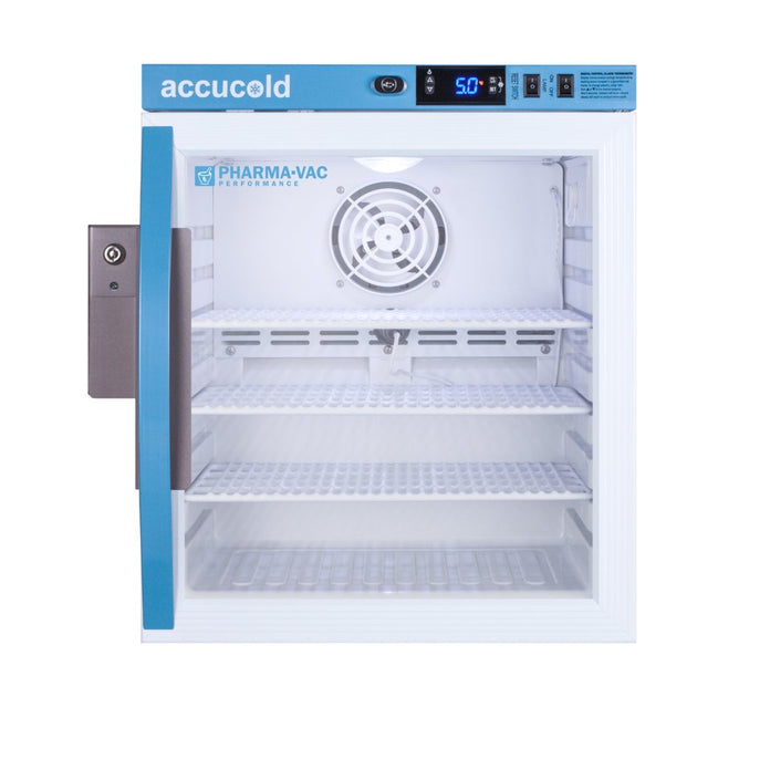 Accucold - ARG1PVLHD - 1 Cu.Ft. Compact Vaccine Refrigerator, Left Hand Door