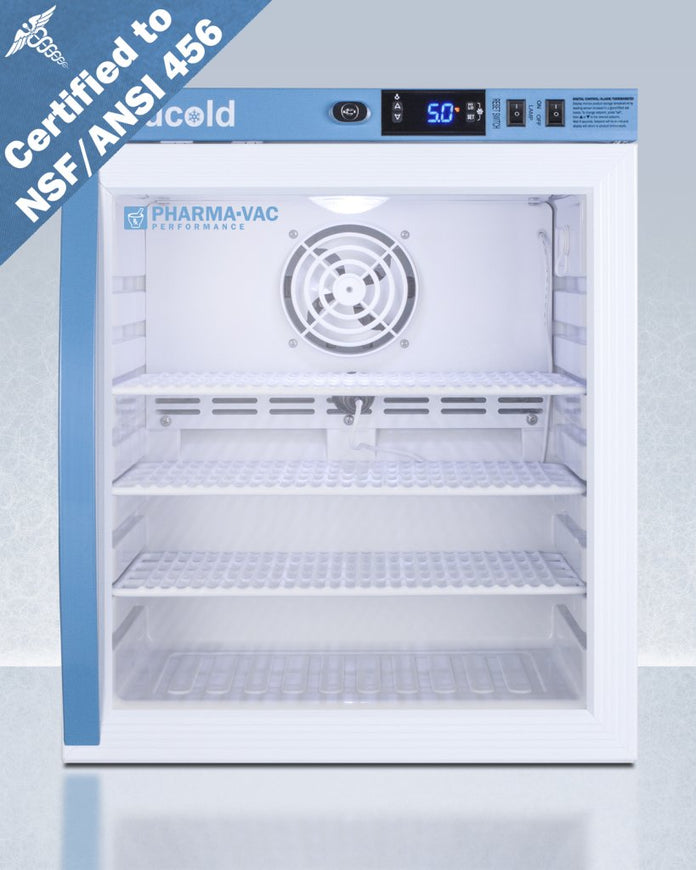 Accucold - ARG1PV456 - 1 Cu. Ft. Compact Vaccine Refrigerator, Certified to NSF/ANSI 456 Vaccine Storage Standard