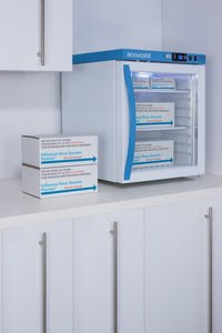Accucold - ARG1PV456LHD - 1 Cu.Ft. Compact Vaccine Refrigerator, Certified to NSF-ANSI 456 Vaccine Storage Standard, Left Hand Door