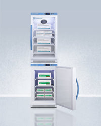 Accucold - ARGPV-AFZPVBIADASTACK - Wide Performance Series All-Refrigerator/All-Freezer Combination