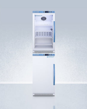 Accucold - ARG31PVBIADA-AFZ2PVBIADASTACKLHD - 20" Wide Performance Series All-Refrigerator/All-Freezer Combination