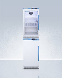 Accucold - ARG31PVBIADA-AFZ2PVBIADASTACKLHD - 20" Wide Performance Series All-Refrigerator/All-Freezer Combination