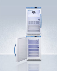 Accucold - ARG31PVBIADA-AFZ2PVBIADASTACKLHD - 20" Wide Performance Series All-Refrigerator/All-Freezer Combination