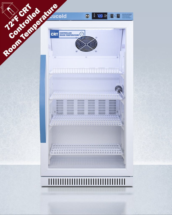 Accucold - ARG31PVBIADA-CRT - 2.83 Cu. Ft. Upright Controlled Room Temperature Cabinet, ADA Height