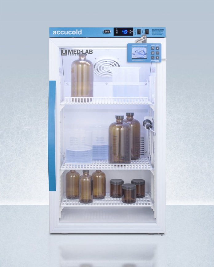 Accucold - ARG3MLDL2B - 3 Cu.Ft. Counter Height Laboratory Refrigerator