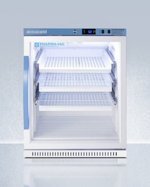 Accucold - ARG61PVBIADADR - 6 Cu. Ft. ADA Height Vaccine Refrigerator, with Removable Drawers