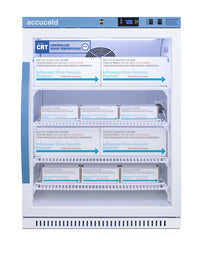 Accucold - ARG61PVBIADA-CRTLHD - 6 Cu.Ft. Upright Controlled Room Temperature Cabinet, ADA Height, Left Hand Door