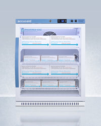 Accucold - ARG61PVBIADA - 6 Cu. Ft. Vaccine Refrigerator, ADA Height