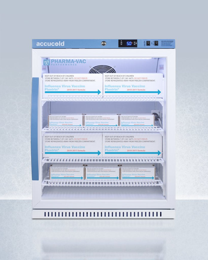 Accucold - ARG61PVBIADA-CRT - 6 Cu. Ft. Upright Controlled Room Temperature Cabinet, ADA Height