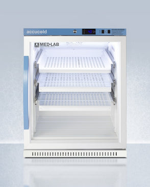 Accucold - ARG6MLDR - 6 Cu. Ft. ADA Height Laboratory Refrigerator with Removable Drawers