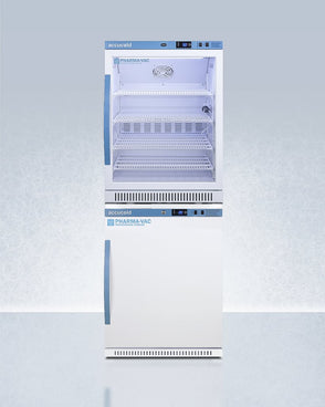 Accucold - ARGPV-AFZPVBIADASTACK - Wide Performance Series All-Refrigerator/All-Freezer Combination