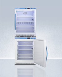 Accucold - ARGPV-AFZPVBIADASTACK - Wide Performance Series All-Refrigerator/All-Freezer Combination