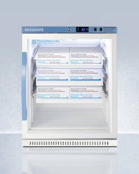 Accucold - ARG6PVDRLHD - 6 Cu.Ft. ADA Height Vaccine Refrigerator with Removable Drawers, Left Hand Door