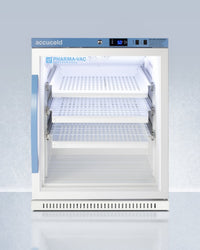 Accucold - ARG6PVDRLHD - 6 Cu.Ft. ADA Height Vaccine Refrigerator with Removable Drawers, Left Hand Door