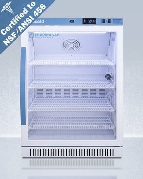 Accucold - ARG6PV-CRT - 6 Cu. Ft. ADA Height Upright Controlled Room Temperature Cabinet