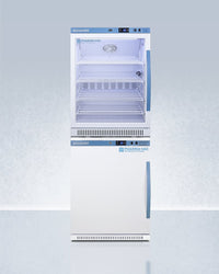 Accucold - ARG6PV-AFZ5PVBIADASTACKLHD - 24" Wide Performance Series All-Refrigerator/All-Freezer Combination