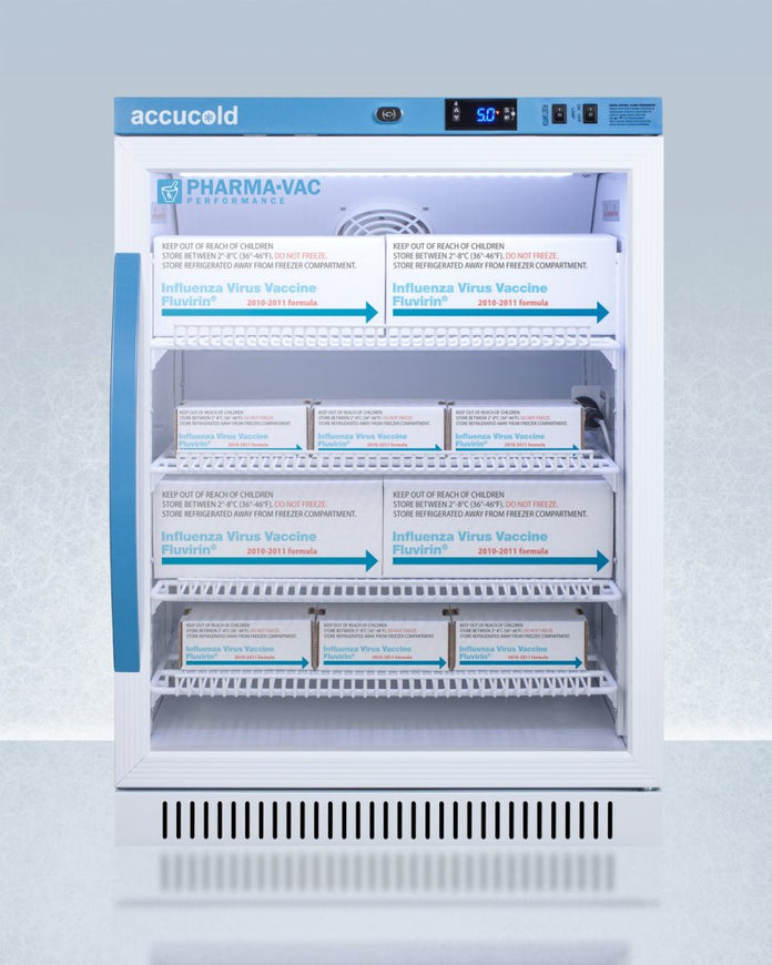 Accucold - ARG6PV456 - 6 Cu. Ft. ADA Height Vaccine Refrigerator, Certified to NSF/ANSI 456 Vaccine Storage Standard