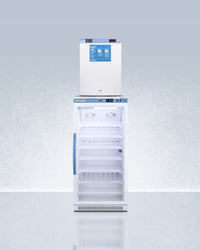 Accucold - ARG8PV-FS30LSTACKMED2LHD - 24" Wide All-Refrigerator-All-Freezer Combination, Left Hand Door