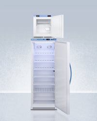 Accucold - ARS12PV-FS24LSTACKMED2LHD - 24" Wide All-Refrigerator-All-Freezer Combination, Left Hand Door