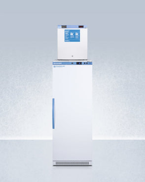 Accucold - ARS12PV-FS24LSTACKMED2LHD - 24" Wide All-Refrigerator-All-Freezer Combination, Left Hand Door