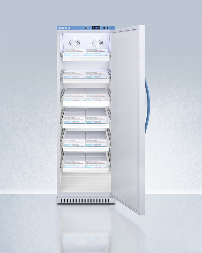 Accucold - ARS15PVDRLHD - 15 Cu.Ft. Upright Vaccine Refrigerator with Removable Drawers, Left Hand Door