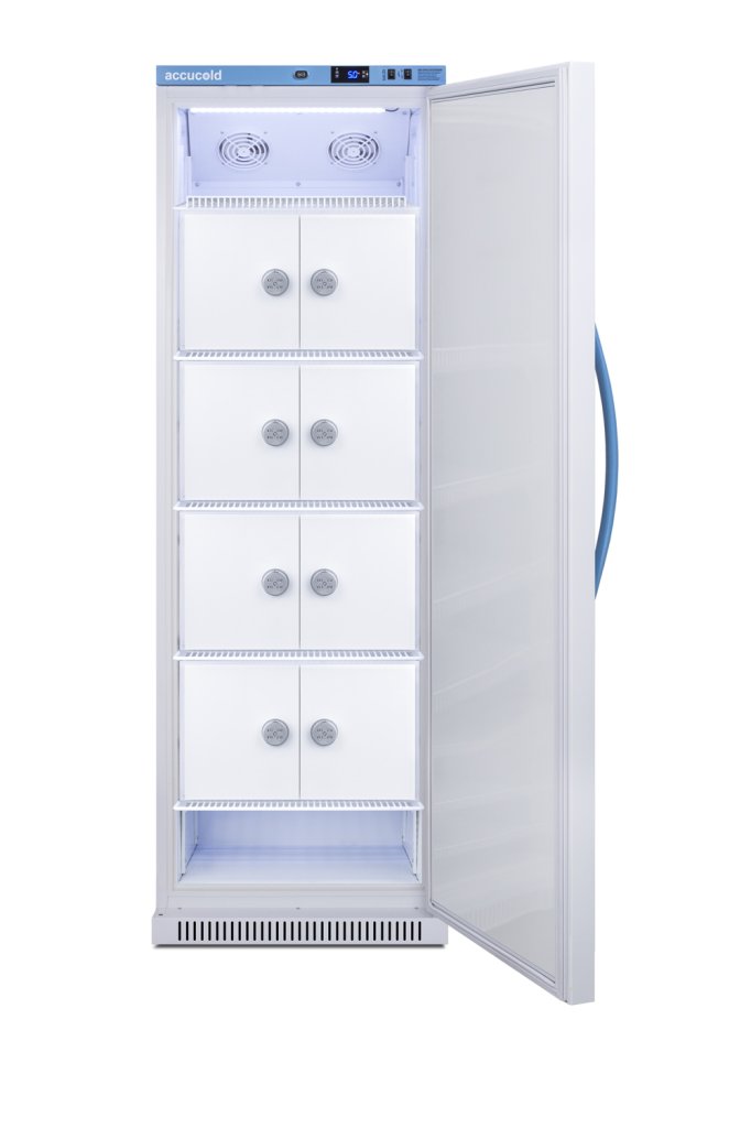 Accucold - ARS15PVLOCKER - 15 Cu. Ft. Upright Vaccine Refrigerator with Interior Lockers