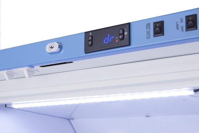 Accucold - ARS15PVLOCKER - 15 Cu. Ft. Upright Vaccine Refrigerator with Interior Lockers
