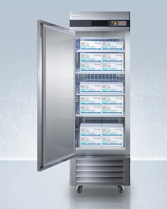Accucold - ARS23MLLHPHI - 23 Cu.Ft. Upright Pharmacy Refrigerator, Probe Hole