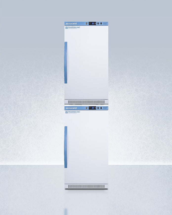 Accucold - ARSPV-AFZPVBIADASTACK - Wide Performance Series All-Refrigerator/All-Freezer Combination