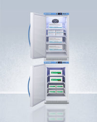 Accucold - ARS32PVBIADA-AFZ2PVBIADASTACKLHD - 20" Wide Performance Series All-Refrigerator/All-Freezer Combination