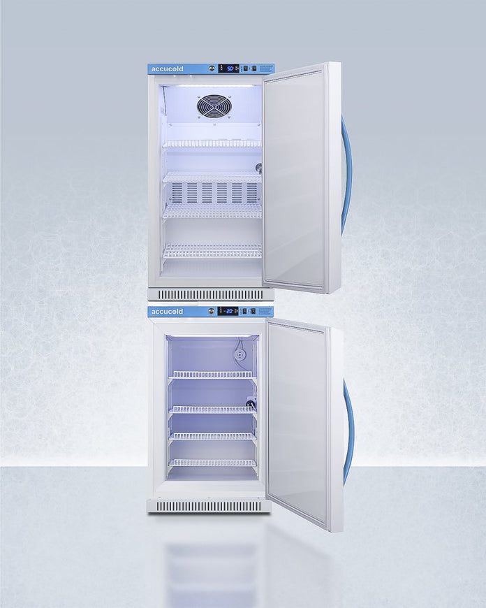 Accucold - ARS32PVBIADA-AFZ2PVBIADASTACK - 20" Wide Performance Series All-Refrigerator/All-Freezer Combination