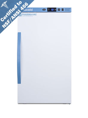 Accucold - ARS3PV456LHD - 3 Cu.Ft. Counter Height Vaccine Refrigerator, Certified to NSF-ANSI 456 Vaccine Storage Standard, Left Hand Door