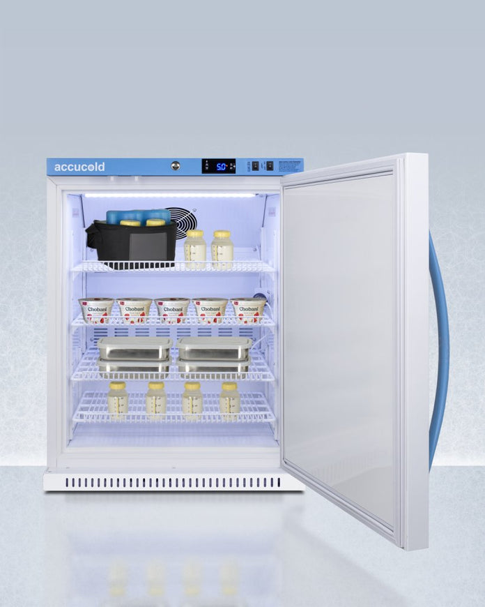 Accucold - ARS62MLMCBIADA - 6 Cu. Ft. MOMCUBE® Breast Milk Refrigerator, ADA Height