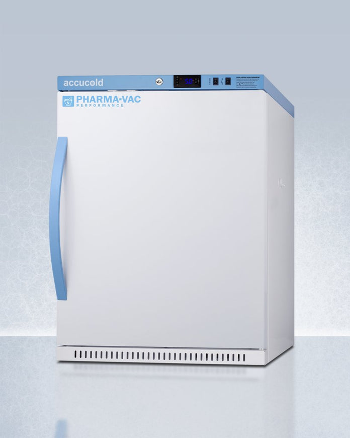 Accucold - ARS62PVBIADADR - 6 Cu. Ft. ADA Height Vaccine Refrigerator, with Removable Drawers