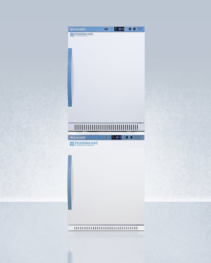 Accucold - ARSPV-AFZPVBIADASTACK - Wide Performance Series All-Refrigerator/All-Freezer Combination