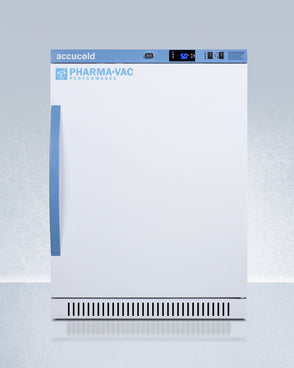 Accucold - ARS6PVDRLHD - 6 Cu.Ft. ADA Height Vaccine Refrigerator with Removable Drawers, Left Hand Door