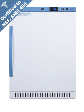 Accucold - ARS6PV456LHD - 6 Cu.Ft. ADA Height Vaccine Refrigerator, Certified to NSF-ANSI 456 Vaccine Storage Standard, Left Hand Door