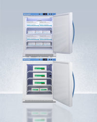 Accucold - ARS6PV-AFZ5PVBIADASTACK - 24" Wide Performance Series All-Refrigerator/All-Freezer Combination